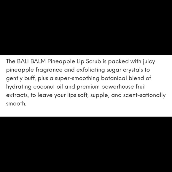 Bali Balm Pineapple Lip Scrub - Picture 4 of 9
